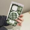 Apple 17/16Promax Internet celebrity sweater pattern mobile phone case for iPhone14 magnetic film 2-in-1 15