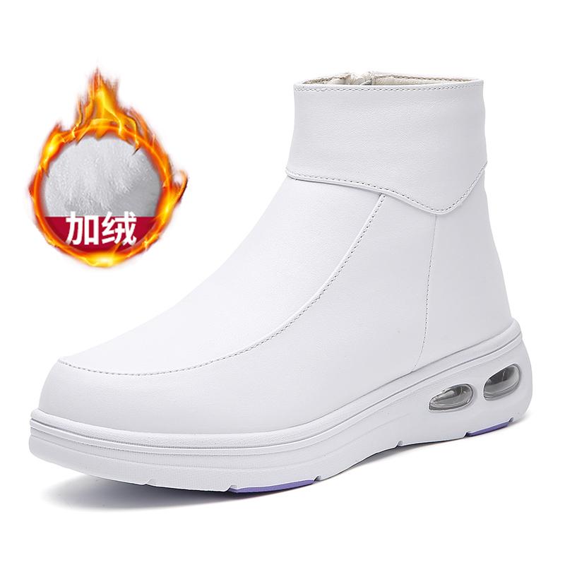 Shoes air cushion soft sole autumn and winter breathable not tired feet thick sole velvet medical care warm cotton shoes