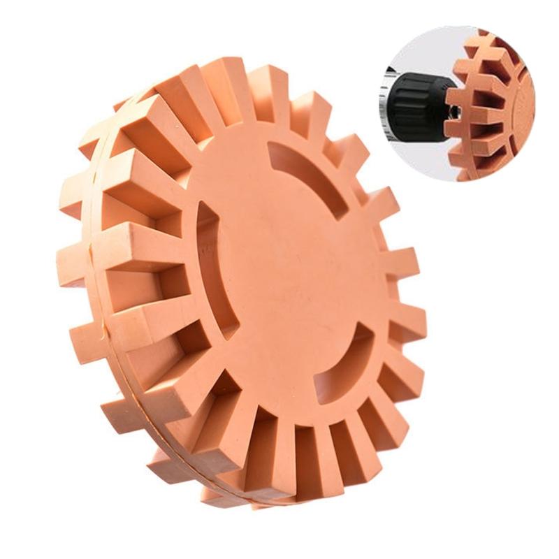 4 inch Car Sticker Rubber Remover Eraser Wheel for Car Truck Remove Vinyl Decals Pinstripes Sticker Thickness 20mm/25mm