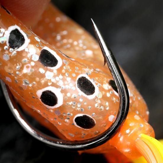 60mm/16g Fishing Lure Realistic Appearance Sharp Hook Big Mouth Large Snakehead Frog Wobbler