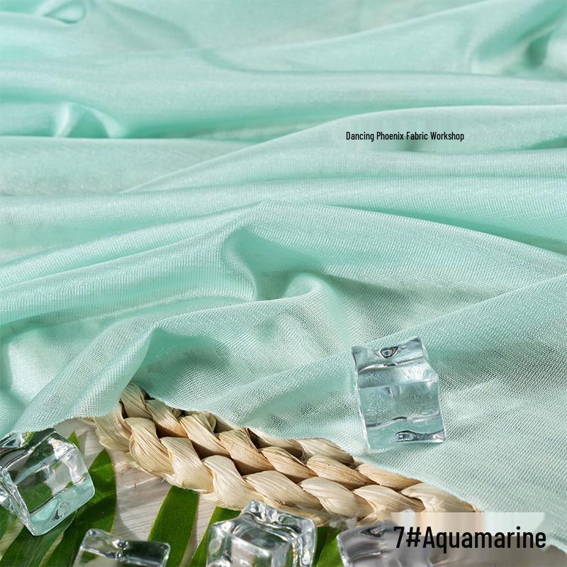 40D Warp-Knitted High-Elasticity Luster Chiffon Lining - Silky, Breathable Fabric for Dresses