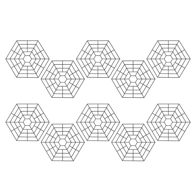

Pack of 10/20 Pond Protectors Plastic Hexagons Pond Guard Floating on Water