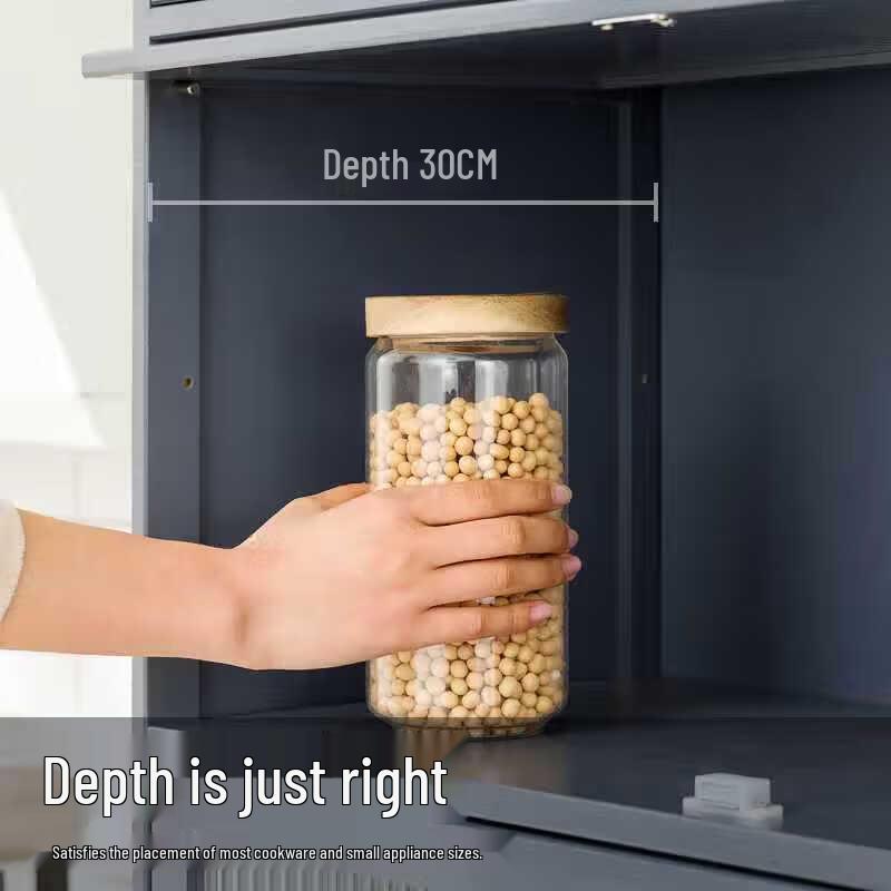 GOWKE Kitchen Bamboo 4-Tier Floor Storage Rack