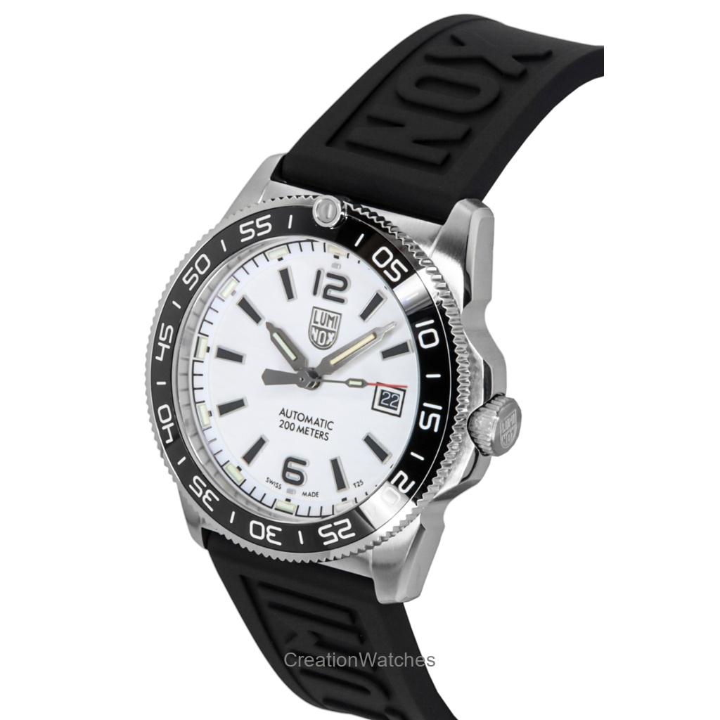 Luminox Pacific Diver Midnight Mariner Rubber Strap White Dial Automatic XS.3101.H 200M Men's Watch