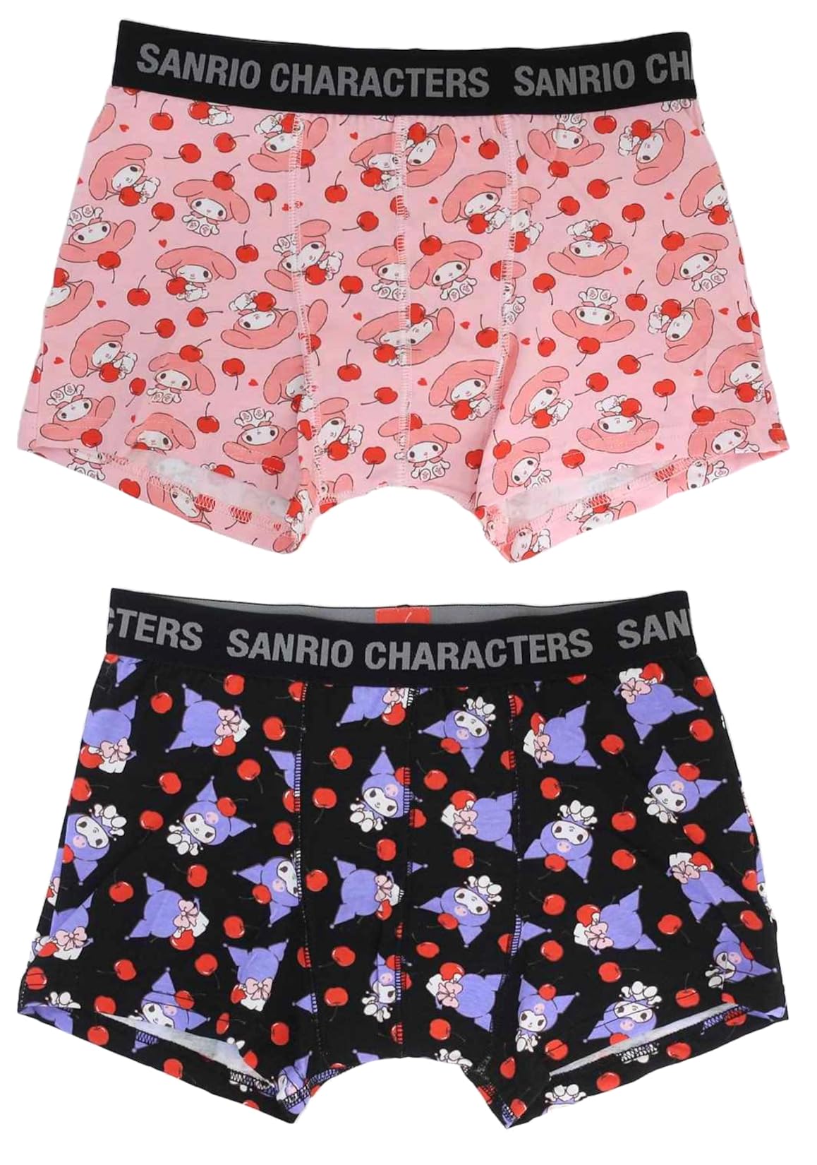 

My Melody Kuromi Боксеры Средние Набор из 2 штук Розовые и Маленькая планета Мужские шорты, Размер, (Вишня черная)