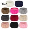 Faux Fur Headband for Winter Knitted Women, Soft Fleece Lined Thermal Hair Running Gear Women Band, Thickened Plush Ear Warmer Cold Weather