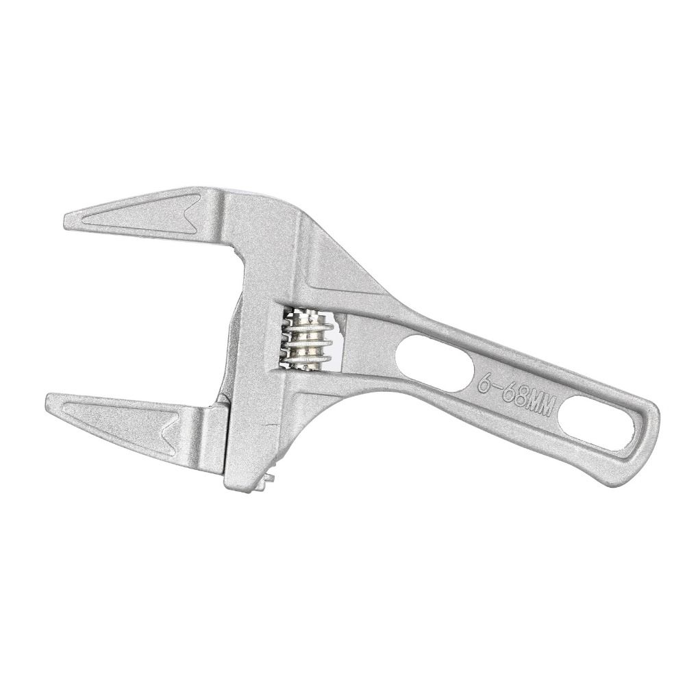 Aluminum Alloy Monkey Spanner Wide Jaw Activity Wrench Adjustable Wrench  Bathroom Washbasin Tube