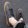 Modne Męskie Trampki Męskie Casualowe Mokasyny Prawdziwa Skóra Buty Outdoorowe Sznurowane Oddychające Rekreacyjne Męskie Mokasyny Zapatos Hombre