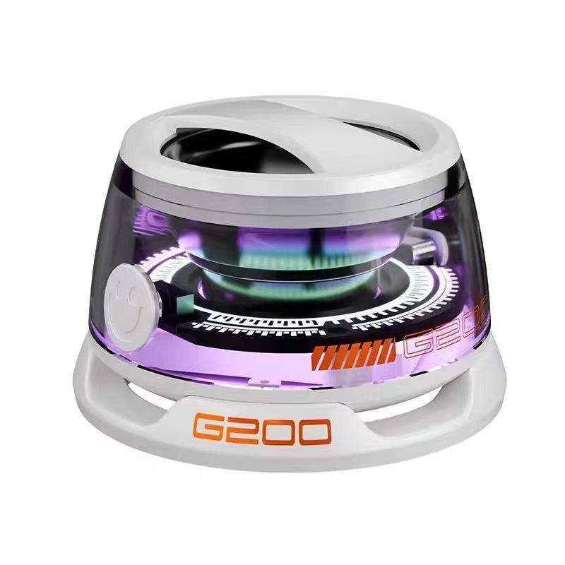 G200 Magnetischer Bluetooth-Lautsprecher - Tragbarer Mini-Bass-Boomer mit RGB-Umgebungslicht, Kabellose Outdoor-Soundbox, HD-Sound