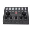 Sound Mixer Dual Channel Plug and Play USB Live Sound Card for PC Recording Gaming Live Streaming