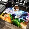 1pc Hunter X Hunter Killua and Gon Anime Chair Mat - Office Desk Carpet with Electric and Fire Design, Suitable for Home Decor, Gaming Room, Seasonal