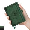 AHGXG B6 Compass Design Mini B6 Perfect for and 80GSM 256 X Green Sketchbook, Notebook, Pocket-Sized Notebook, Sketching, Writing, Collages, More,