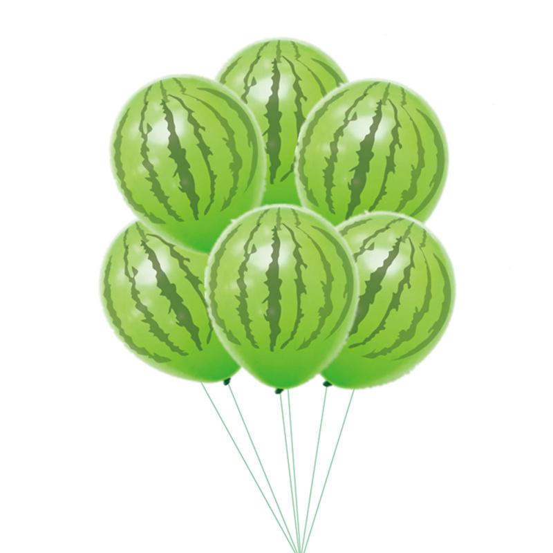 10pcs/set Watermelon Latex Balloons Hawaii Party Decoration Birthday Theme Party Decoration