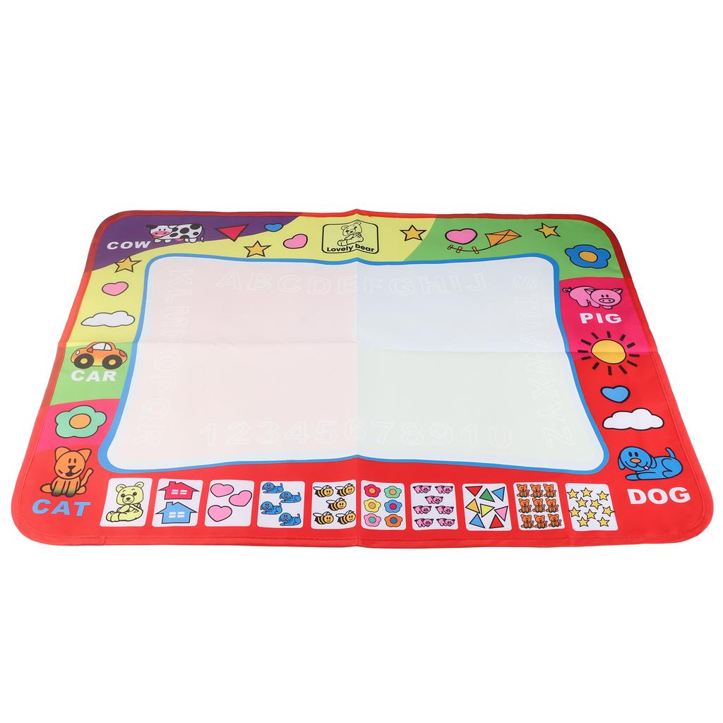 Water Painting Draw Writing Mat Kid Developmental Doodle Board Toy With Pen