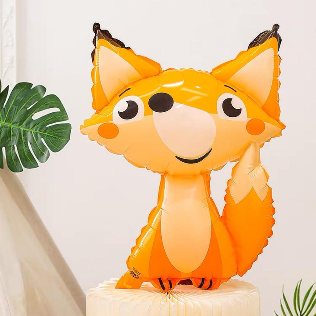 Cartoon Animal Balloons: Elephant, Monkey, Cat - Aluminum Film Birthday Party Decorations