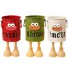 Cartoon Pen Holder Round Vertical Pencil Holder for Office Home Study Desktop
