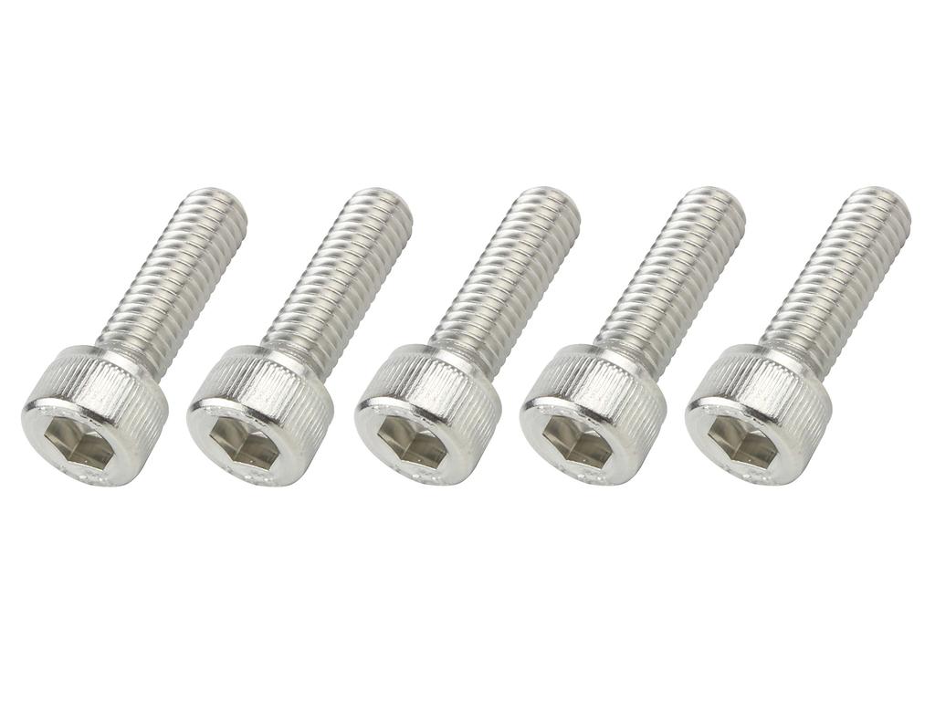 POSH FAITH Motorcycle Supplies Cap Bolt Stainless Steel 5 Pieces