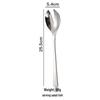 Xinji Gaoge 304 Stainless Steel Long Handle Mirror Salad Fork