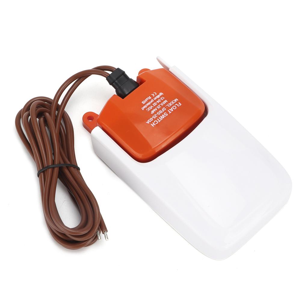 Boat Drainage Bilge Water Pump Float Switch AntiAging UVResistant for 25 Amps 12V 24V 32V Systems