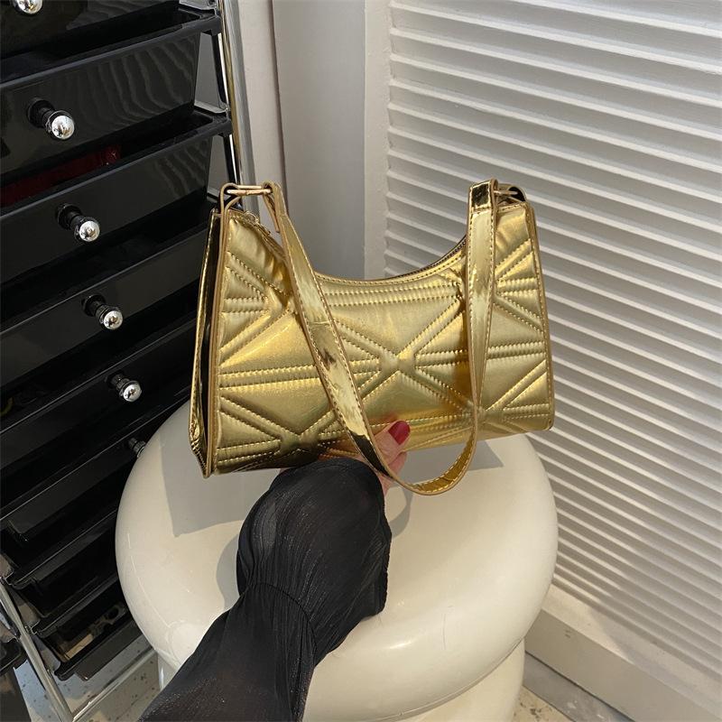 Women'S Bag Small Square Bag Versatile Shoulder Bag Foreign Style Armpit Bag Fashion Accessories Women'S Bag Tide