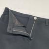 COURREGES 224CPA231PL00079999 Black Ellipse Zipped Twill Pants Bottoms 34 blackUsed