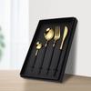 Stainless Steel Knife and Spoon Set, Fork and Spoon, Smooth Integrated Molding, Unibody Dishes, Gift for Home, Full Set