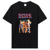 Neues Spice Girls Damen Unisex T-Shirt Mode Filmkunst Freizeit Street T-Shirt Cartoon Charakter Grafik T-Shirt Herrenbekleidung