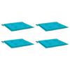 VidaXL Set of 4 Garden Chair Cushions, Non-Slip Seat Pads, Terrace Patio Outdoor Decoration, 361030