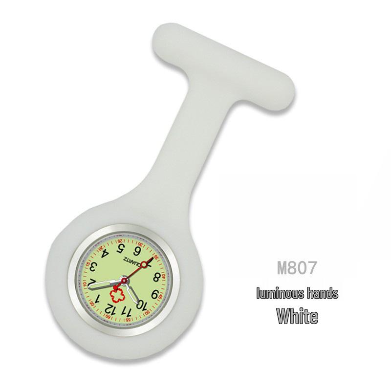 

Пользовательские светящиеся силиконовые часы-клипса для медсестры с напечатанным логотипом