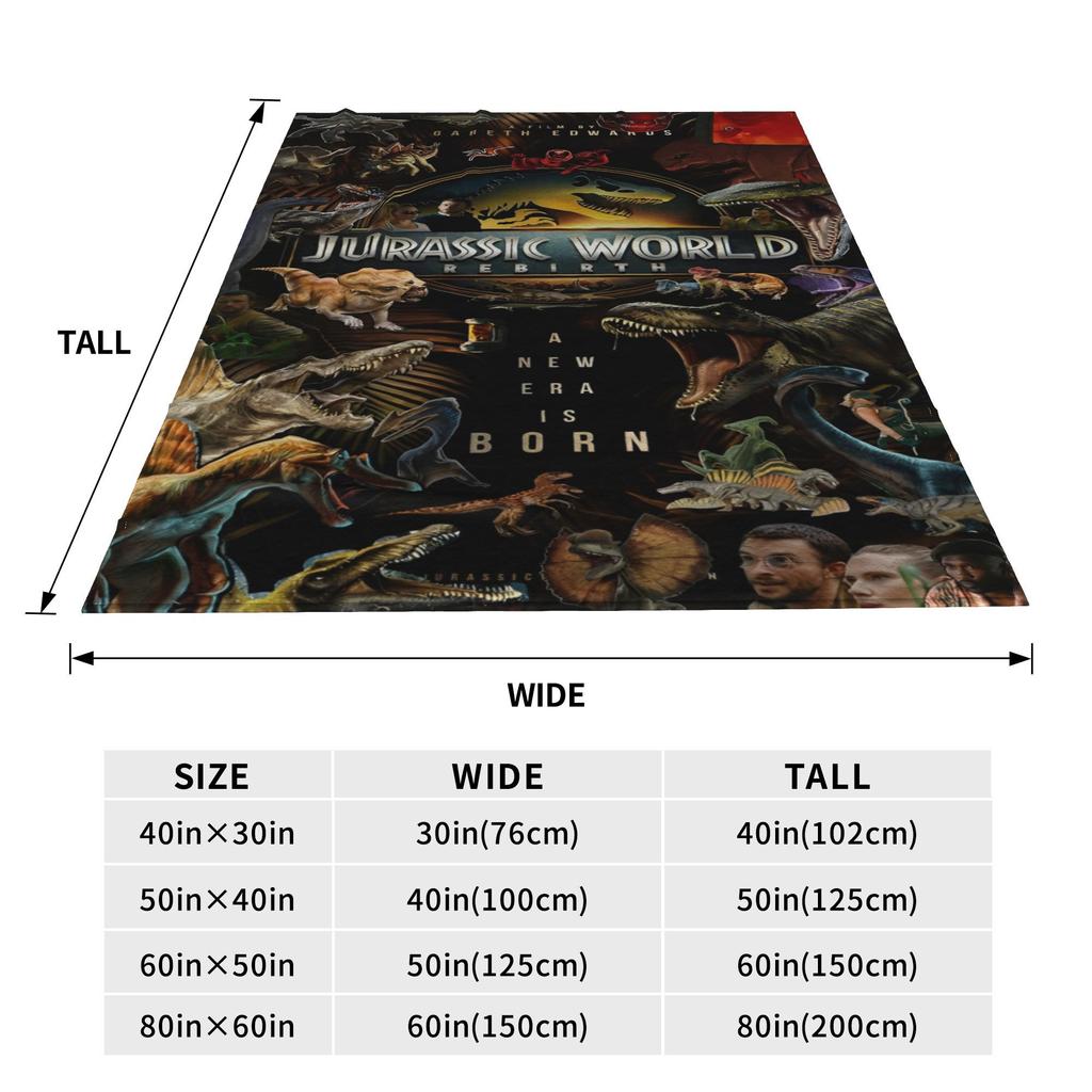 Jurassic Spinosaurus World Dinosaur 2025 Flannel Blankets Super Warm Throw Blanket for Child Bedroom Bedspread Sofa Bed Cover