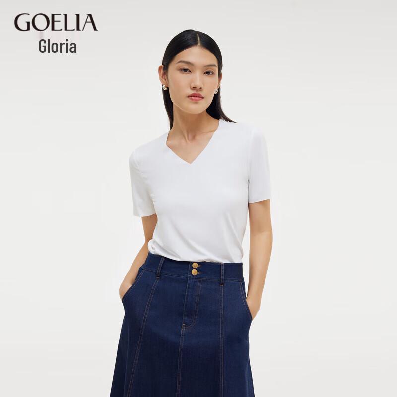 GOELIA Autumn Modal V-Neck Unisex T-Shirt 1C9L0B200