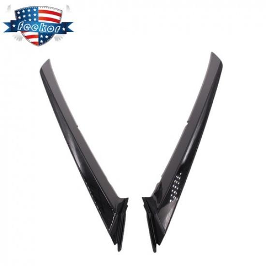 Front Driver and Passenger Side Upper Bumper Trim for 2018- Toyota Camry SE