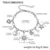 Star Moon Pearl Zircon Necklace & Bracelet Set with Multi-Accessory Design