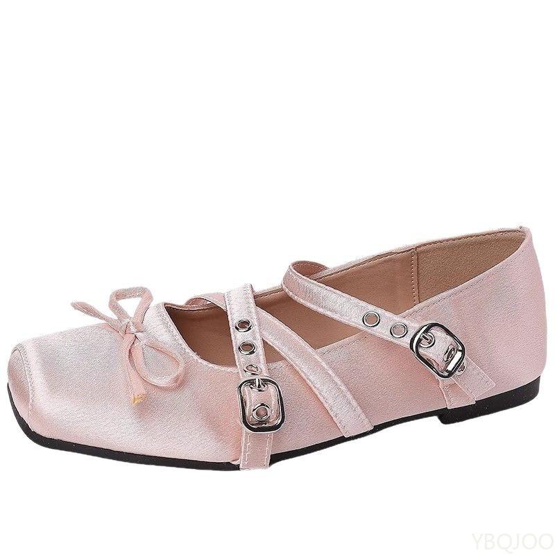 Summer Butterfly-knot Fashionable versatile Flats Women Casual Comfortable soft-soled shoes Ladies Elegant minimalist Shoes
