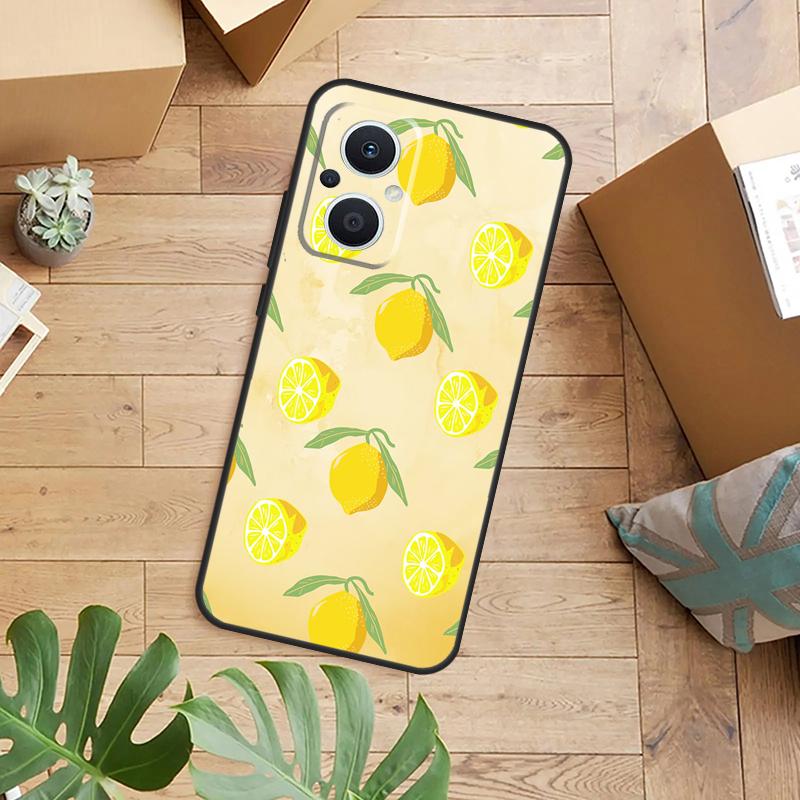 

Фруктовый чехол Лимон для OPPO Reno 14F 13F 12F 10 11 12 13 14 Pro 7 8 Lite OPPO Find X9 X8 X6 X5 Pro OPPO Reno12