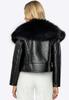 Wittchen Women's Short Black Eco-Leather Jacket