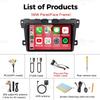 Android 14 Carplay Car Radio For MAZDA 2007 2008 2009 2010 - 2014 CX-7 CX7 CX 7 Navigation GPS Multimedia Player Stereo WIFI BT