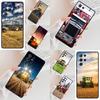 Red Tractors Car SOFT Cell Phone Case for Samsung Galaxy S26 Ultra S25 S24 S23 S22 S21 S20 Note10 Cover