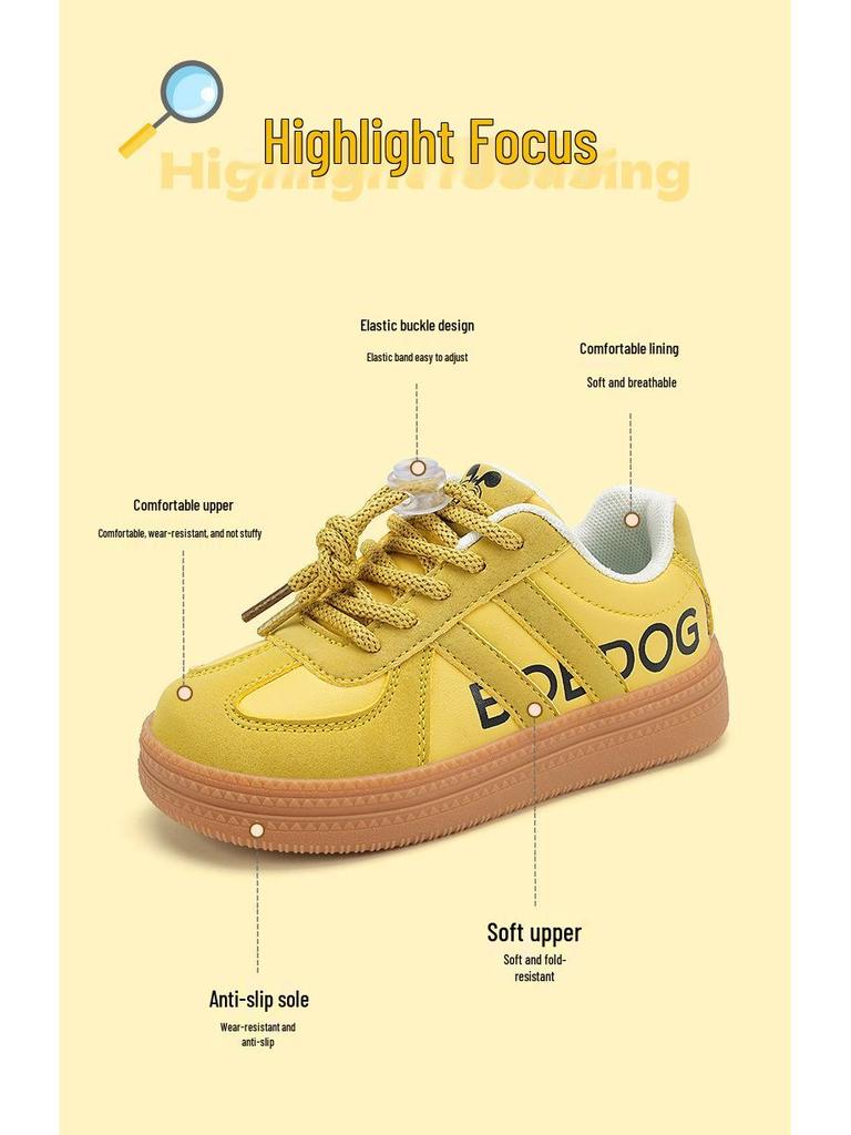 Babudou Kinder Wasserdichte Sneaker - Herbst 2025 Leder Freizeitschuhe für Jungen und Mädchen