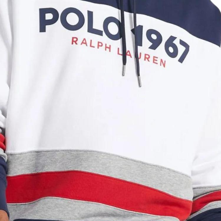 Polo Ralph Lauren Logo Appliqué Pullover Hoodie Long Sleeve Sweatshirt Men Hoodies 710781175-001