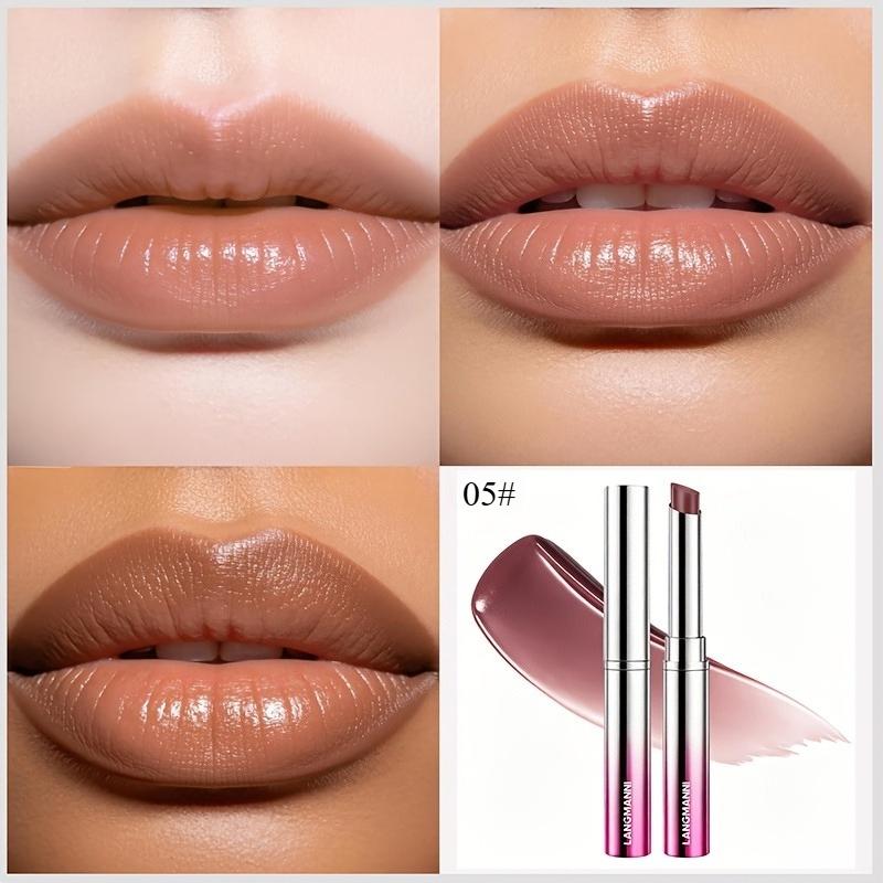 Moisturizing Lipstick Lip Gloss 6 Colors Nourishing Natural Shine Lip Makeup, Daily Party And Wedding