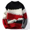 Hot sale, popular, new casual half-crew neck sweater in autumn and winter, men's bottomed knitted sweater