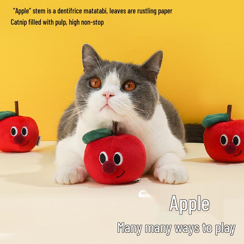 ZEZE Apple Matatabi Catnip Chew Toy