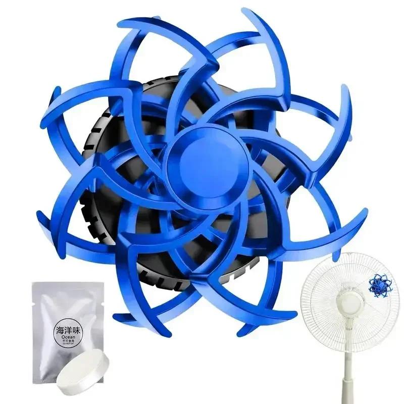 Car Fragrance Bidirectional Rotation Perfume Snowflake Diffuser -Refreshing Aroma, Cool Design, Multiple Scents, Easy Vent Attac