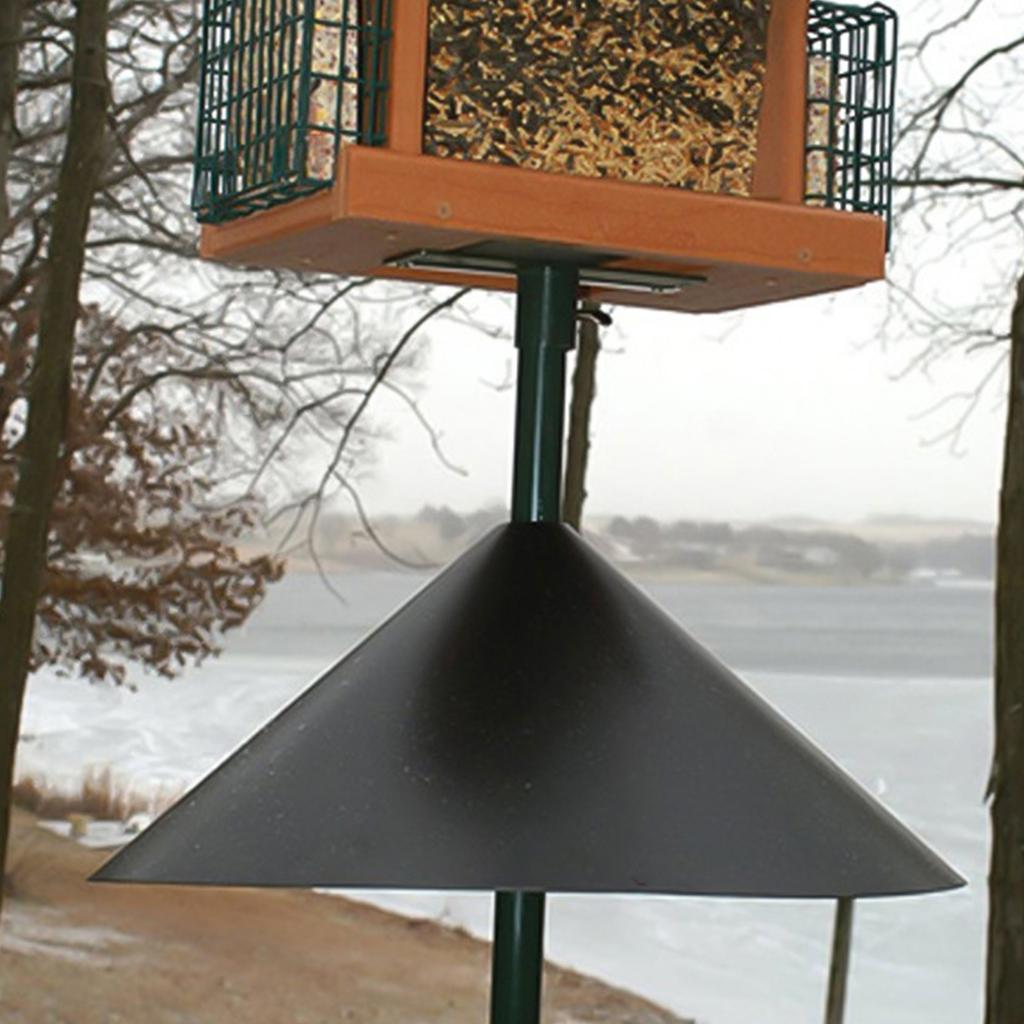 Outdoor Squirrel Baffle for Bird Feeder Poles 12/14/16/18inch Wrap Around Baffles Easy Installation Squirrel Proof Guard