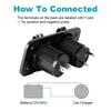 12V Dual USB Car Cigarette Lighter Socket Splitter 12V Charger Power Adapter Outlet Accessories New Arrive
