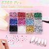 Shaped Diamond Nail Art Jewelry 12 Sets Crayon Tweezers Flash Nail Art Nail Ornament