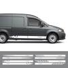 Car Door Side Stickers For Volkswagen VW Caddy MK1 MK2 MK3 MK4 Maxi Kombi Camper Van Racing Vinyl Decor Decal Auto Accessories
