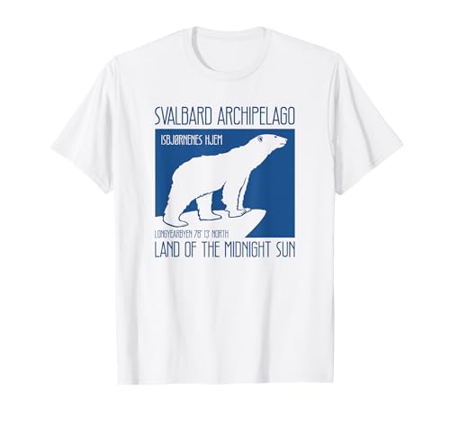 Svalbard Norway Polar Bear - Longyearbyen Spitsbergen Bears T-Shirt