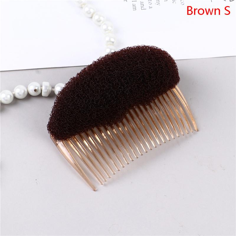 1/2/3/8Pc Black Bump It Up Volume Reusable Hair Fluffy Sponge Hair Base Styling Insert Tool Hair Puff Sponge Clip Hair Bun Maker
